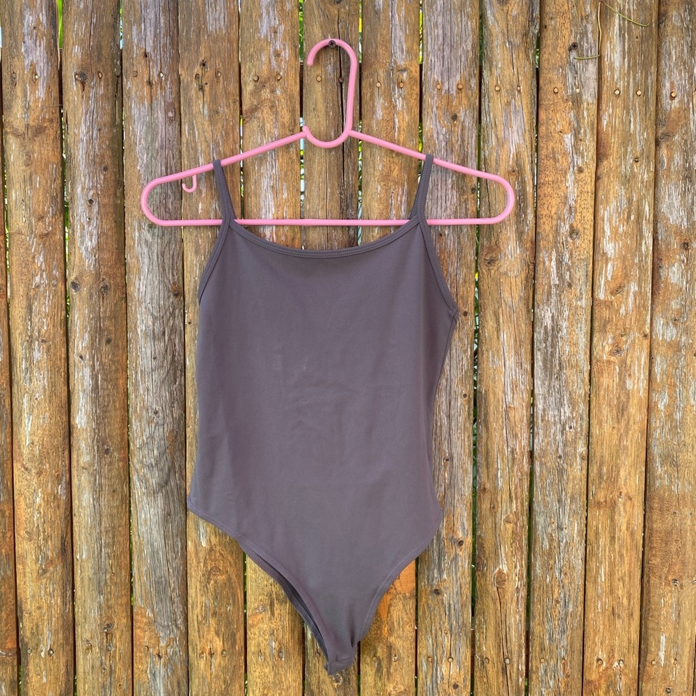 H&M Purple Jersey Thong Bodysuit